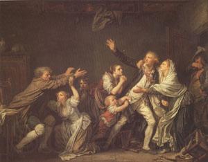 Jean Baptiste Greuze The Paternal Curse or and Ungrateful Son (mk05) Norge oil painting art